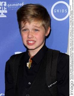 October 20, 2017 - Hollywood, CA, U.S. - 20 October 2017 - Hollywood, California - Shiloh Jolie-Pitt. Ã¢â‚¬oeThe BreadwinnerÃ¢â‚¬Â U.S. Premiere held at the TCL Chinese 6 Theatre in Hollywood. Photo Credit: AdMedia Hollywood U.S. - ZUMAa123 20171020_zaa_a123_208 Copyright: xAdmediax