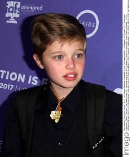 Premiere du film The Breadwinner à Los Angeles. 20 October 2017 - Hollywood, California - Shiloh Jolie-Pitt. The Breadwinner U.S. Premiere held at the TCL Chinese 6 Theatre in Hollywood. Photo Credit: AdMedia 221676 AdMedia Starface 2017-10-20 CA Hollywood Etats-Unis  Copyright: xAdMediax STAR_221676_042