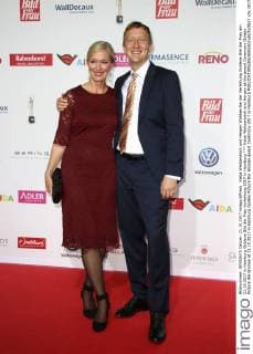 Katja Weitzenböck und Hergen Wöbken bei der Verleihung Goldene Bild der Frau am 21.10.2017 in Hamburg Goldene Bild der Frau Verleihung 2017 in Hamburg