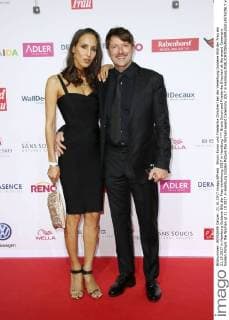 Bruno Eyron und Friederike Dirscherl bei der Verleihung Goldene Bild der Frau am 21.10.2017 in Hamburg Goldene Bild der Frau Verleihung 2017 in Hamburg