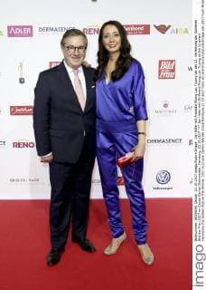 Jan Hofer mit Freundin Phong Lan Truong bei der 11. Verleihung der Goldenen Bild der Frau 2017 im Cruise Center Steinwerder. Hamburg, 21.10.2017