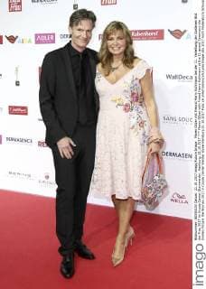 Maren Gilzer mit Freund Harry Kuhlmann bei der 11. Verleihung der Goldenen Bild der Frau 2017 im Cruise Center Steinwerder. Hamburg, 21.10.2017