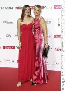 Barbara Hahlweg mit Tochter Franka bei der 11. Verleihung der Goldenen Bild der Frau 2017 im Cruise Center Steinwerder. Hamburg, 21.10.2017