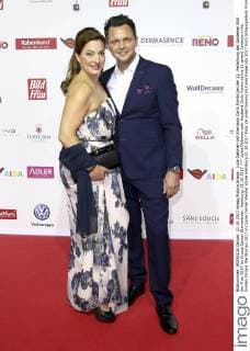 Julia Dahmen mit Ehemann Carlo Fiorito bei der 11. Verleihung der Goldenen Bild der Frau 2017 im Cruise Center Steinwerder. Hamburg, 21.10.2017