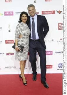 Jürgen Hingsen mit Freundin Francesca bei der 11. Verleihung der Goldenen Bild der Frau 2017 im Cruise Center Steinwerder. Hamburg, 21.10.2017