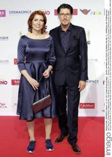 Monica Lierhaus und Oliver Taranenko bei der 11. Verleihung der Goldenen Bild der Frau im Cruise Center Steinwerder. Hamburg, 21.10.2017