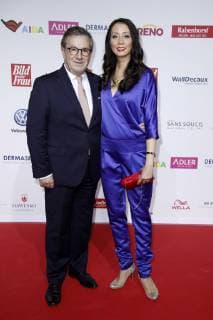 Jan Hofer mit Freundin Phong Lan Truong bei der 11. Verleihung der Goldenen Bild der Frau im Cruise Center Steinwerder. Hamburg, 21.10.2017
