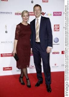 Katja Weitzenböck und Hergen Wöbken bei der 11. Verleihung der Goldenen Bild der Frau im Cruise Center Steinwerder. Hamburg, 21.10.2017