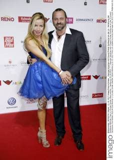 Georgia Schultze mit Freund Michel Guillaume bei der 11. Verleihung der Goldenen Bild der Frau im Cruise Center Steinwerder. Hamburg, 21.10.2017