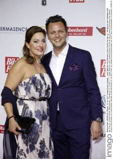Julia Dahmen mit Ehemann Carlo Fiorito bei der 11. Verleihung der Goldenen Bild der Frau im Cruise Center Steinwerder. Hamburg, 21.10.2017