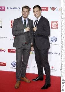 Raul Richter mit Bruder Ricardo Richter bei der 11. Verleihung der Goldenen Bild der Frau im Cruise Center Steinwerder. Hamburg, 21.10.2017
