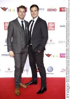 Raul Richter mit Bruder Ricardo Richter bei der 11. Verleihung der Goldenen Bild der Frau im Cruise Center Steinwerder. Hamburg, 21.10.2017