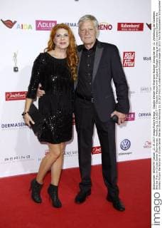 Claudia Wenzel mit Ehemann Rüdiger Joswig bei der 11. Verleihung der Goldenen Bild der Frau im Cruise Center Steinwerder. Hamburg, 21.10.2017