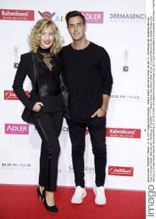 Valerie Huber und Aaron Keller bei der 11. Verleihung der Goldenen Bild der Frau im Cruise Center Steinwerder. Hamburg, 21.10.2017