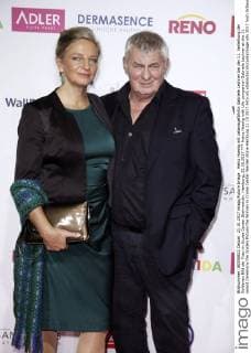 Heinz Hoenig mit Lebensgefährtin Gabriele Lechner bei der 11. Verleihung der Goldenen Bild der Frau im Cruise Center Steinwerder. Hamburg, 21.10.2017