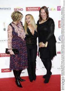 Gesine Cukrowski, Anastacia und Leila Moysich bei der 11. Verleihung der Goldenen Bild der Frau im Cruise Center Steinwerder. Hamburg, 21.10.2017