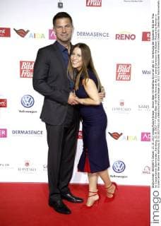 Simon Böer mit Ehefrau Anne bei der 11. Verleihung der Goldenen Bild der Frau im Cruise Center Steinwerder. Hamburg, 21.10.2017