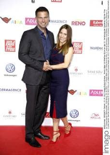 Simon Böer mit Ehefrau Anne bei der 11. Verleihung der Goldenen Bild der Frau im Cruise Center Steinwerder. Hamburg, 21.10.2017
