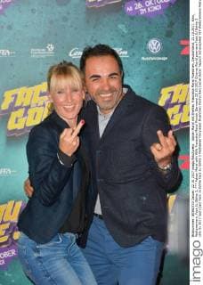 Adnan Maral mit Ehefrau Franziska Maral Muenchen, Deutschland, 22.10.2017, Kino, Weltpremiere, Fack Ju Göhte 3,