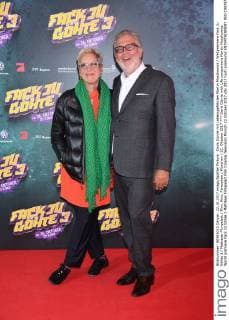 Doris Dörrie mit Lebensgefährten Martin Moszkowicz Weltpremiere Fack Ju Göhte 3 Mathäser Filmpalast Film, Kino, Fernsehen München 22. Oktober 2017