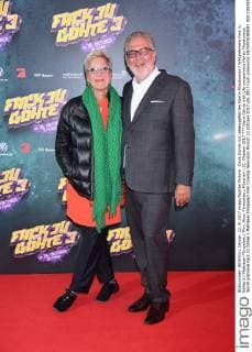 Doris Dörrie mit Lebensgefährten Martin Moszkowicz Weltpremiere Fack Ju Göhte 3 Mathäser Filmpalast Film, Kino, Fernsehen München 22. Oktober 2017