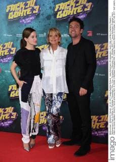 Lena Schömann (Produzentin), Uschi Glas und Bora Dagtekin (Regie) Weltpremiere Fack Ju Göhte 3 Mathäser Filmpalast Film, Kino, Fernsehen München 22. Oktober 2017