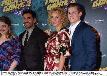 Jella Haase, Elyas M«Barek, Katja Riemann und Max von der Groeben Weltpremiere Fack Ju Göhte 3 Mathäser Filmpalast Film, Kino, Fernsehen München 22. Oktober 2017