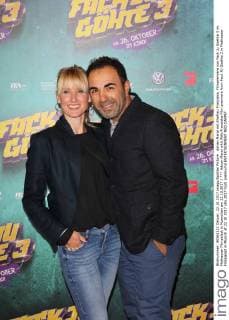 Adnan Maral mit Ehefrau Franziska, Filmpremiere von Fack Ju Goehte 3 im Mathaeser Filmpalast in Muenchen am 22.10.2017