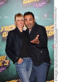 Adnan Maral mit Ehefrau Franziska, Filmpremiere von Fack Ju Goehte 3 im Mathaeser Filmpalast in Muenchen am 22.10.2017