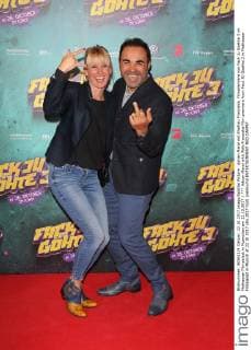 Adnan Maral mit Ehefrau Franziska, Filmpremiere von Fack Ju Goehte 3 im Mathaeser Filmpalast in Muenchen am 22.10.2017