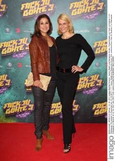 Karen Webb und Natascha Gruen, Filmpremiere von Fack Ju Goehte 3 im Mathaeser Filmpalast in Muenchen am 22.10.2017