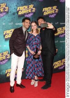 Elyas M Barek, Jella Haase, Bora Dagtekin (Regie & Drehbuch), Filmpremiere von Fack Ju Goehte 3 im Mathaeser Filmpalast in Muenchen am 22.10.2017