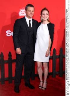 October 22, 2017 - Los Angeles, CA, U.S. - 22 October 2017 - Los Angeles, California - Matt Damon and Julianne Moore. Ã¢â‚¬oeSuburbiconÃ¢â‚¬Â Premiere held at the Regency Village Theatre in Los Angeles. Photo Credit: AdMedia Los Angeles U.S. - ZUMAa123 20171022_zaa_a123_070 Copyright: xAdmediax