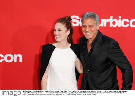 Julianne Moore, George Clooney at the Premiere of Paramount Pictures Suburbicon held at the Regency Village Theater in Westwood, CA, October 22, 2017.  Copyright: xJosephxMartinezx 33462_014JM