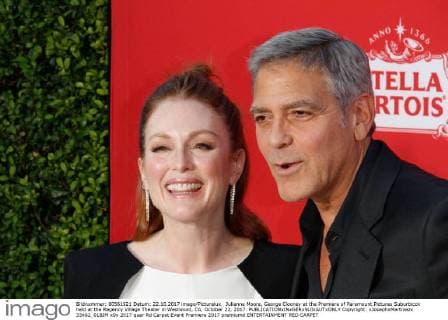 Julianne Moore, George Clooney at the Premiere of Paramount Pictures Suburbicon held at the Regency Village Theater in Westwood, CA, October 22, 2017.  Copyright: xJosephxMartinezx 33462_018JM