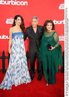 Amal Clooney, George Clooney, Baria Alamuddin at the Premiere of Paramount Pictures Suburbicon held at the Regency Village Theater in Westwood, CA, October 22, 2017.  Copyright: xJosephxMartinezx 33462_023JM