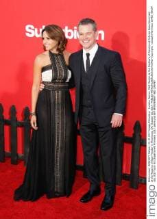 Luciana Damon, Matt Damon at the Premiere of Paramount Pictures Suburbicon held at the Regency Village Theater in Westwood, CA, October 22, 2017.  Copyright: xJosephxMartinezx 33462_058JM