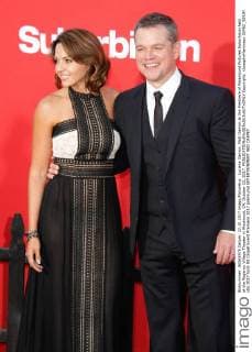 Luciana Damon, Matt Damon at the Premiere of Paramount Pictures Suburbicon held at the Regency Village Theater in Westwood, CA, October 22, 2017.  Copyright: xJosephxMartinezx 33462_059JM