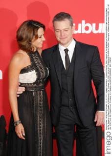 Luciana Damon, Matt Damon at the Premiere of Paramount Pictures Suburbicon held at the Regency Village Theater in Westwood, CA, October 22, 2017.  Copyright: xJosephxMartinezx 33462_061JM