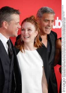 Matt Damon, Julianne Moore, George Clooney at the Premiere of Paramount Pictures Suburbicon held at the Regency Village Theater in Westwood, CA, October 22, 2017.  Copyright: xJosephxMartinezx 33462_079JM