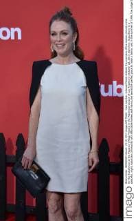 Cast member Julianne Moore attends the premiere of the motion picture crime thriller Suburbicon at the Regency Village Theatre in the Westwood section of Los Angeles on October 22, 2017. Storyline: Suburbicon is a peaceful, idyllic suburban community with affordable homes and manicured lawnsÉthe perfect place to raise a family, and in the summer of 1959, the Lodge family is doing just that. But the tranquil surface masks a disturbing reality, as husband and father Gardner Lodge (Matt.Damon) must navigate the townÕs dark underbelly of betrayal, deceit, and violence. This is a tale of.very flawed people making very bad choices. This is Suburbicon.  LAP2017102215 JIMxRUYMEN