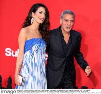 Premiere du film Suburbicon a Los Angeles. 22 October 2017 - Los Angeles, California - Amal Clooney and George Clooney. Suburbicon Premiere held at the Regency Village Theatre in Los Angeles. Photo Credit: AdMedia 221694 AdMedia Starface 2017-10-22 CA Los Angeles Etats-Unis  Copyright: xAdMediax STAR_221694_029