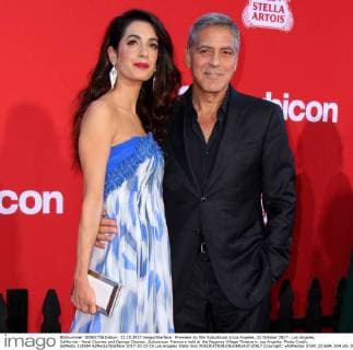Premiere du film Suburbicon a Los Angeles. 22 October 2017 - Los Angeles, California - Amal Clooney and George Clooney. Suburbicon Premiere held at the Regency Village Theatre in Los Angeles. Photo Credit: AdMedia 221694 AdMedia Starface 2017-10-22 CA Los Angeles Etats-Unis  Copyright: xAdMediax STAR_221694_034