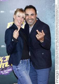 Adnan Maral und Ehefrau Franziska bei der Premiere des Kinofilms Fack Ju Göhte 3 im Kino im Mathäser Filmpalast. München, 22.10.2017