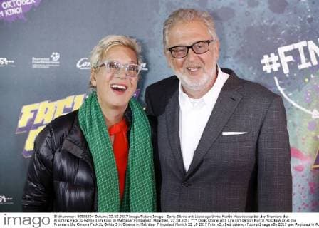 Doris Dörrie mit Lebensgefährte Martin Moszkowicz bei der Premiere des Kinofilms Fack Ju Göhte 3 im Kino im Mathäser Filmpalast. München, 22.10.2017
