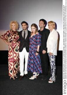 Katja Riemann, Elyas M Barek, Jella Haase, Bora Dagtekin und Uschi Glas bei der Premiere des Kinofilms Fack Ju Göhte 3 im Kino im Mathäser Filmpalast. München, 22.10.2017