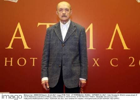 ST PETERSBURG, RUSSIA - OCTOBER 23, 2017: Actor Konstantin Zheldin poses ahead of the St Petersburg premiere of Matilda, a film directed by Alexei Uchitel, at the Mariinsky Theatre. Alexander Demianchuk TASS  TS0663D6