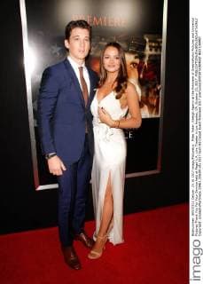 Miles Teller, Keleigh Sperry at the Premiere of DreamWorks Pictures and Universal Pictures Thank You For Your Service held at Regal L.A. Live Theater in Los Angeles, CA, October 23, 2017.  Copyright: xJosephxMartinezx 33463_006JM