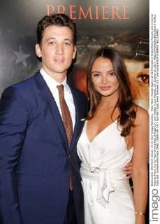 Miles Teller, Keleigh Sperry at the Premiere of DreamWorks Pictures and Universal Pictures Thank You For Your Service held at Regal L.A. Live Theater in Los Angeles, CA, October 23, 2017.  Copyright: xJosephxMartinezx 33463_008JM