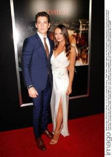 Miles Teller, Keleigh Sperry at the Premiere of DreamWorks Pictures and Universal Pictures Thank You For Your Service held at Regal L.A. Live Theater in Los Angeles, CA, October 23, 2017.  Copyright: xJosephxMartinezx 33463_009JM